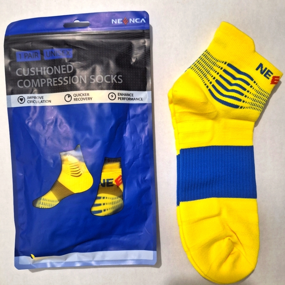 NENCA Compression Socks- Yellow - SZ XXL - New in pack